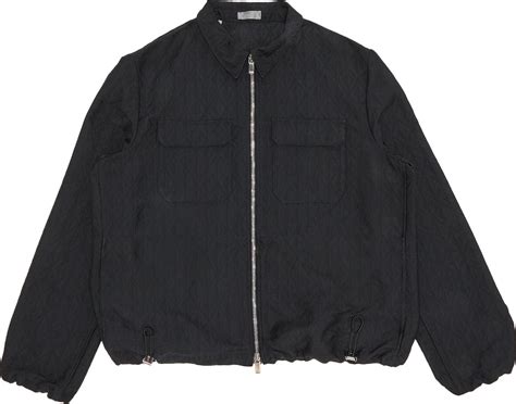 Dior Jacquard CD Diamond Utility Jacket 'Black' 